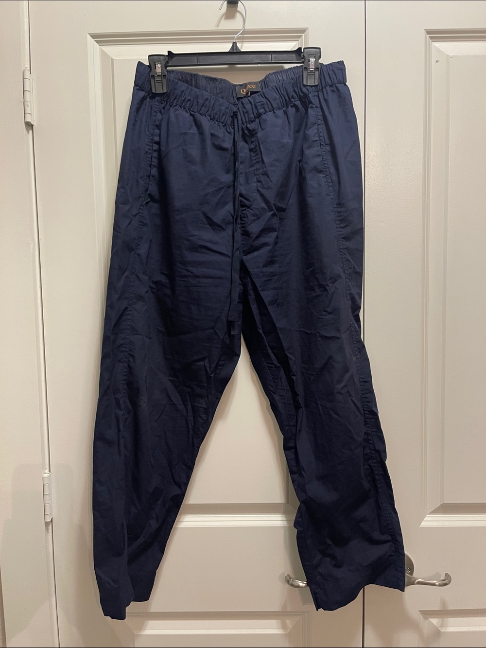 Cotton poplin pull on pants